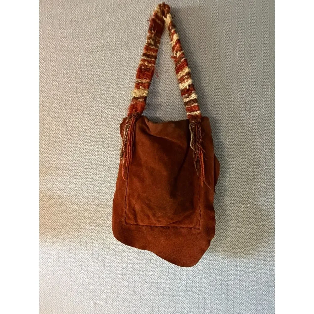 Handmade boho shoulder bag